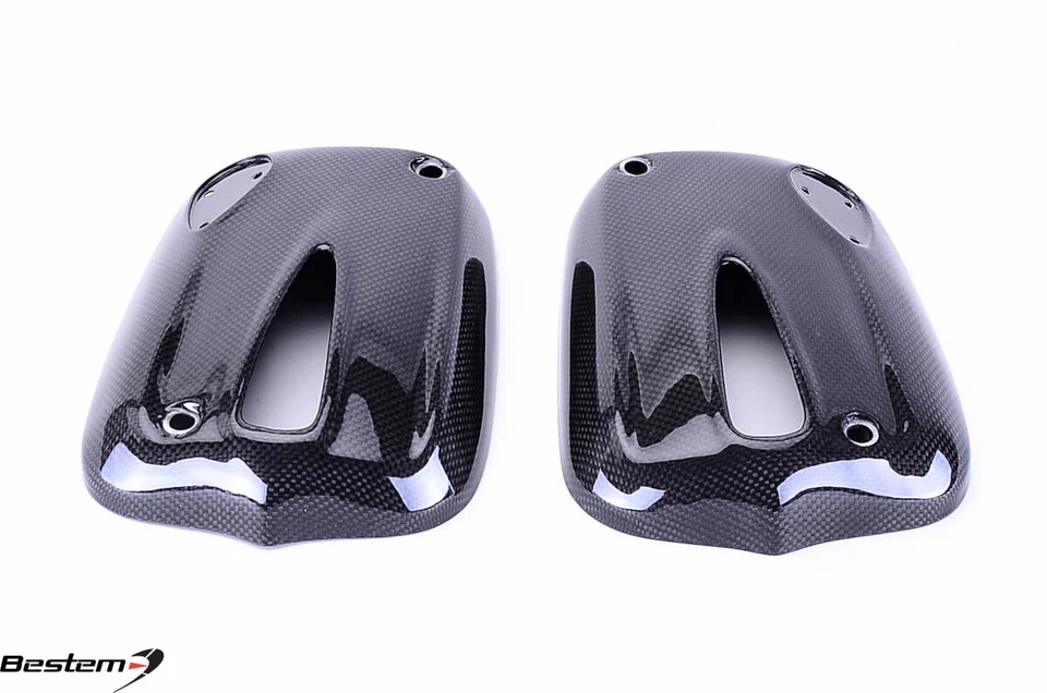 Cubierta de válvula de cilindro de culata de motor de fibra de carbono para BMW R1100 S R R850R R1150R R1150GS Foto 4 de 4