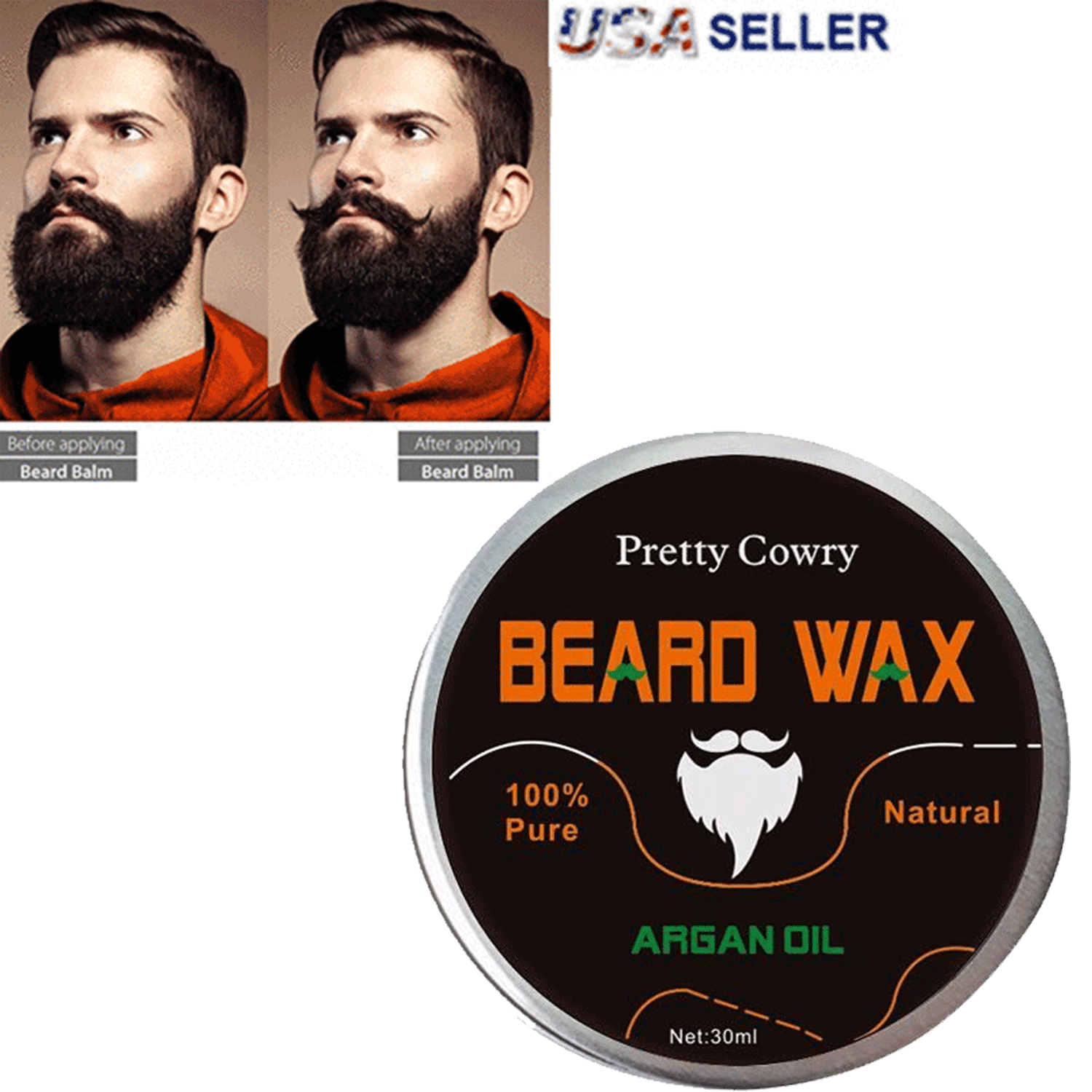 Beard Balm Wax Mustache Hair Growth Conditioner Care Softener Cream Moisturizing | eBay Beard Balm Wax Mustache Hair Growth Conditioner Care Softener Cream Moisturizing | eBay