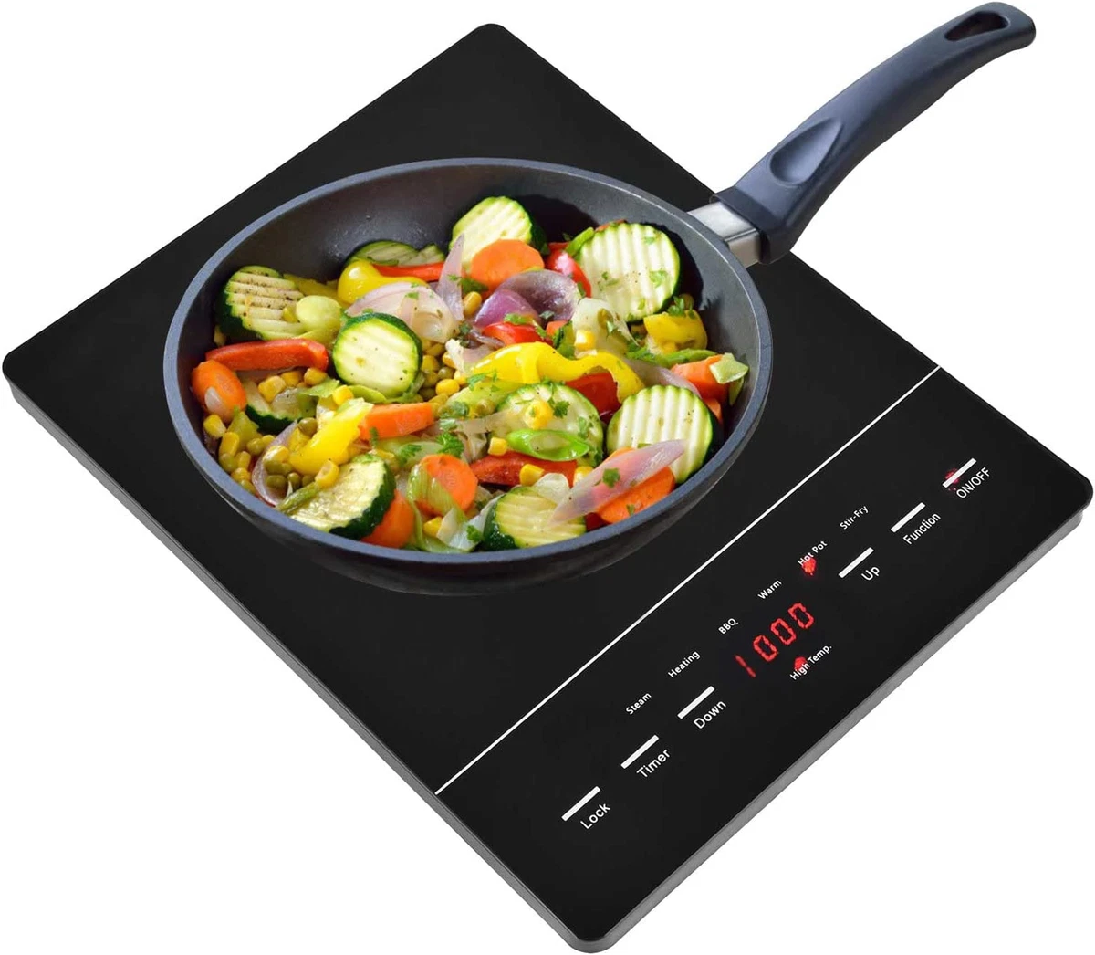 Electric Cooktop 110V Countertop Ceramic Electric Stove with