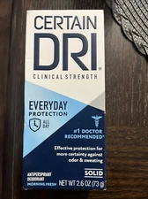 Certain Dri Everyday Strength Clinical Antiperspirant Deodorant Exp. 05/2027
