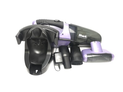 handheld cordless shark vacuum purple cleaner
