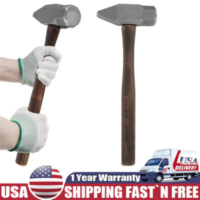 4 LB Blacksmith Forge Hammer For Knife Making Bladesmith Metal Forging Tool