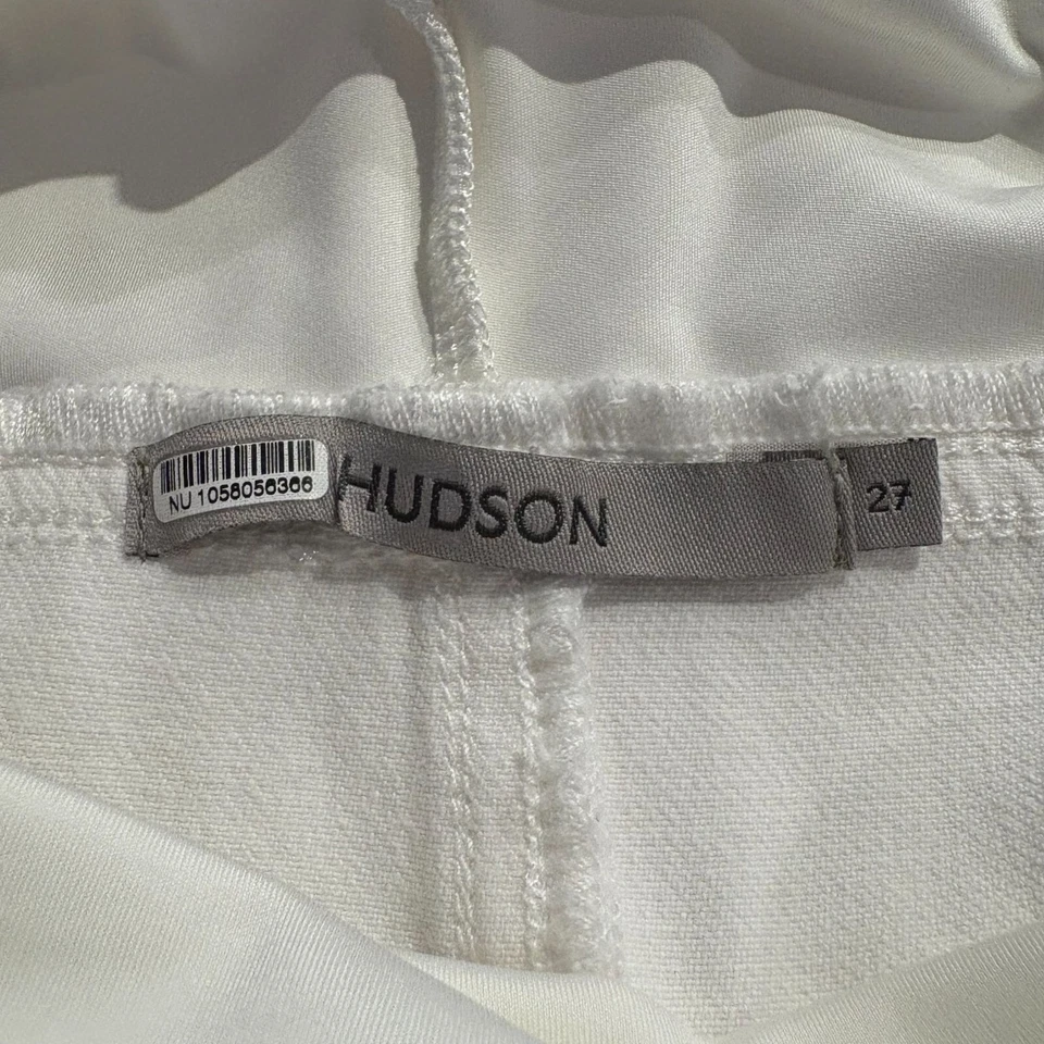 Falda vaquera reconstruida Hudson Maternity para mujer talla 27 en blanco - ¡USADA EN EXCELENTE ESTADO! Foto 4 de 4