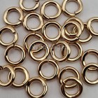 Gold-Filled Round Open Jump Ring 5x5m 18 Gauge, 10 Pack, Jewelry Making Supplies
