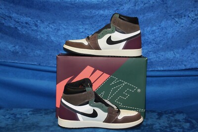 NEW 2021 Air Jordan 1 High OG DH3097001 'Hand Crafted' US Size 9.5 Multi-Color