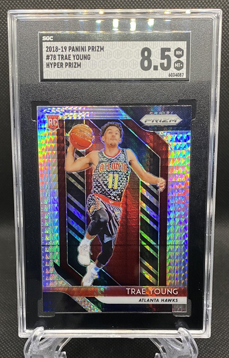 Prizm Trae Young RC Hyper Ref トレイ・ヤング 2018-19 Panini Prizm Trae Young Hyper Prizm Rookie RC #78 SGC 8.5
