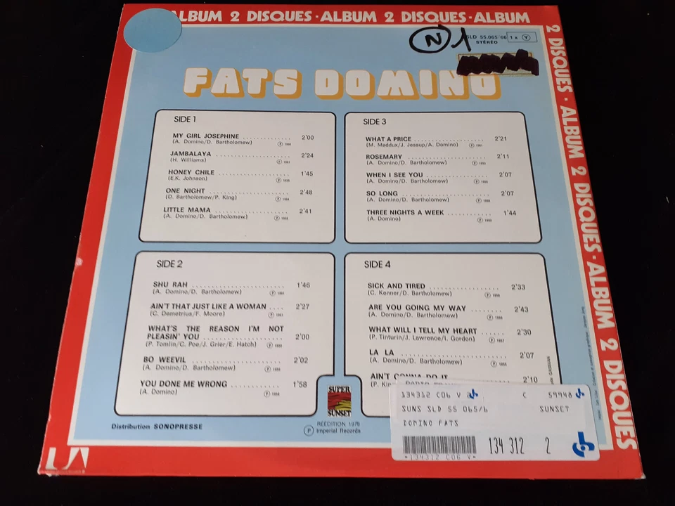 Fats Domino – Cookin With Fats fRANCE 1978 - Excellent état - Photo 3/4