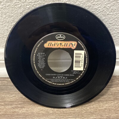 Bla Bla Bla - Cada Quien Con Su Cada Cual (1989) Vinyl 7  Single LATINO ROCK