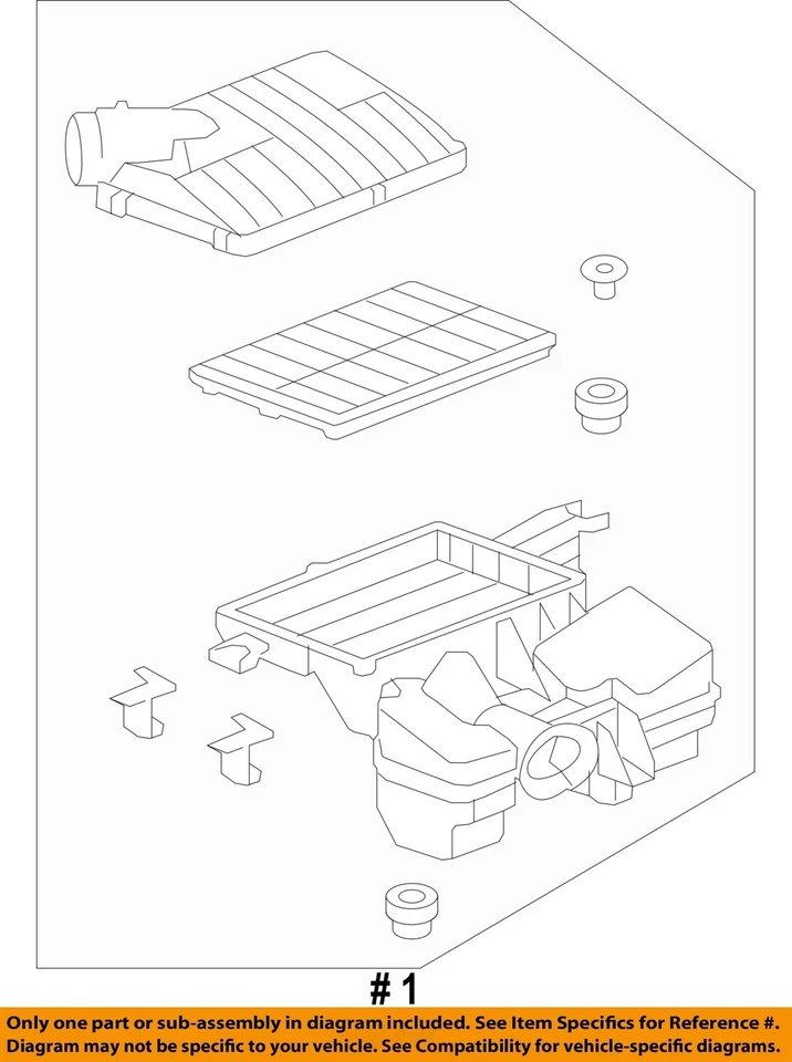 2007 2008 2009 2010 Pontiac Solstice OEM Air Cleaner 2.0L - Image 4 of 4