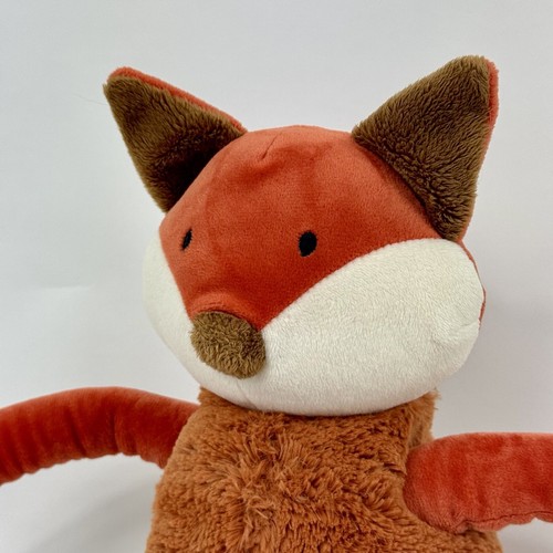 Peluche Maison Chic Volpe Braccia Lunghe Gambe Abbraccio Braccia Peluche Regolabile Arancione - Foto 7 di 15