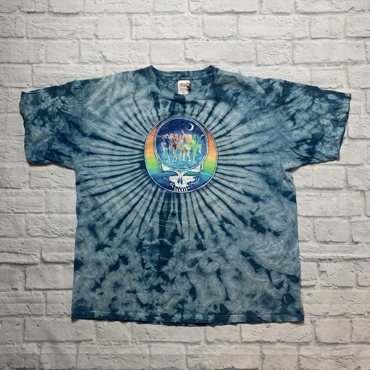 Vintage 90s Grateful Dead 1994 Tie Dye T Shirt Dancing Earth Girls