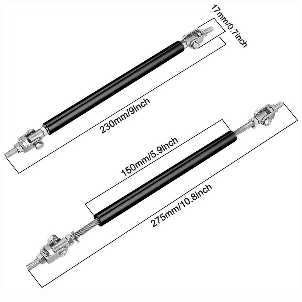 Para Mini Cooper S 2002-2022 parachoques delantero labio barbilla alerón/falda lateral/labio trasero Foto 3 de 4