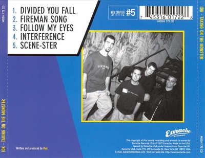 I.D.K. TAKING ON THE MONSTER NEW CD