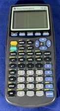 Texas Instruments TI-83 Graphing Calculator - Works, Screen Issues - See Photos