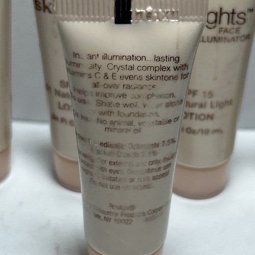 LOT OF 5 REVLON SKINLIGHTS FACE ILLUMINATOR 01 NATURAL LIGHT LOTION 0.34fl oz - Picture 2 of 2