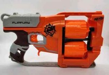 Flipfury Duel NERF Zombie Strike Blaster Pistol Gun Revolver