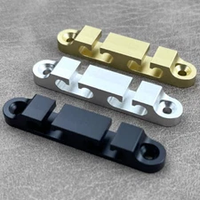 2×Aircraft Aluminum Hipshot Bass 4 String Retainer String Guide Tree MATTE