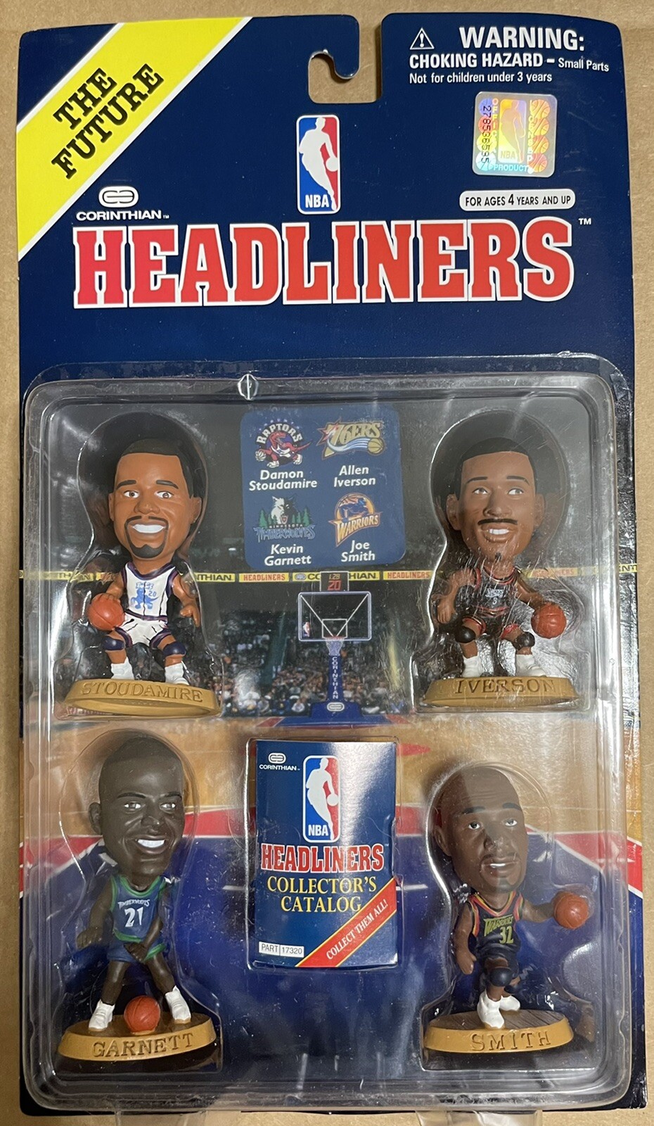 NBA Headliners Stoudamire Iverson Garnett Smith Toy ID: TY3