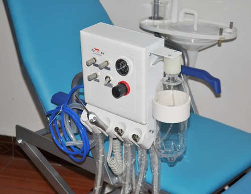 NUOVA Sedia Esame Dentale Unità Manipolo Pieghevole Turbina Luce LED 3 Tipo - Foto 18 di 42