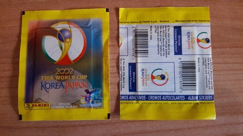 Bustina figurine panini "Korea/Japan 2002" sigillata mai aperta