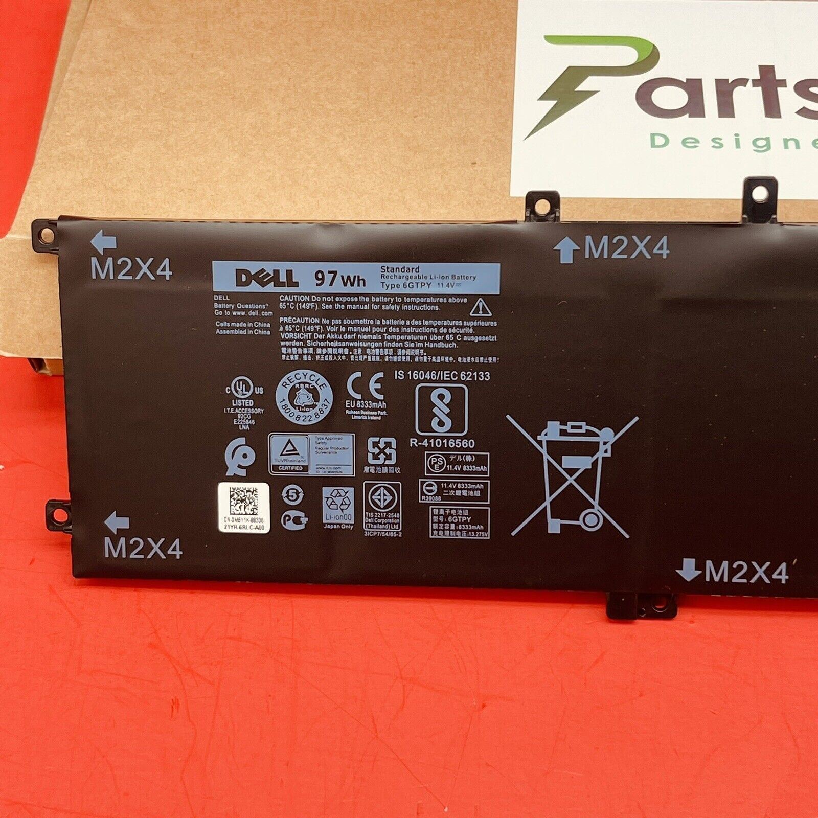 NEW Genuine 6GTPY Battery Dell XPS 15 9550 P56F001 P56F002 Precision
