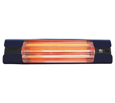 Chauffage infrarouge 1800 W Thermologika Bleu foncé Chauffage bain 3 Niveaux - Photo 1/3