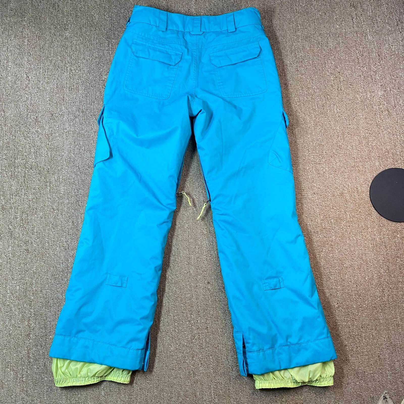burton snowboard teal turquoise youth pants