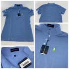 Johnnie-O The Wedge Polo Shirt Women’s M Blue Cotton Spandex NWT YGI O4-45