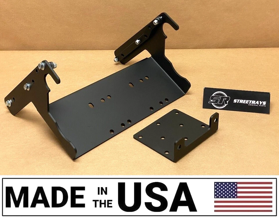 [SR] Placa de montaje de cabrestante Polaris 350L 400L 425 500 Big Boss Magnum Sportsman 90-99 Foto 3 de 4