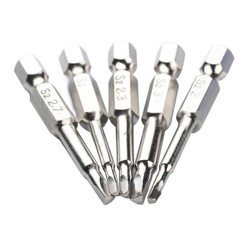 5x/Set Triangle Head Screwdriver Bits Durable S2 Alloy Steel 1/4 Hex Shankhot~ - Picture 8 of 8