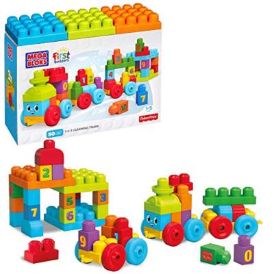 Mega Bloks Mattel DKX60 - Bauklötze, 123 Lernzug