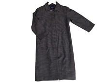 Faconnable Women 3/4 Sleeve Classic Long Coat Tweet Size 6