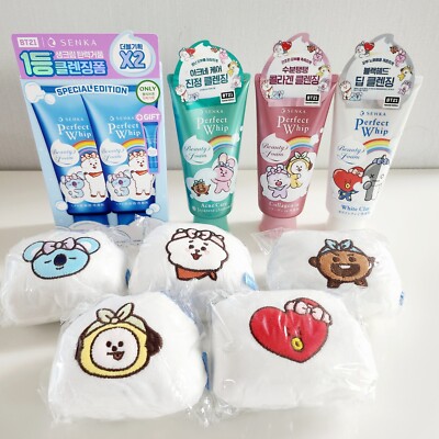 [BTS BT21 EDITION] SENKA Perfect Whip Collection, Special gift Eco bag + Track