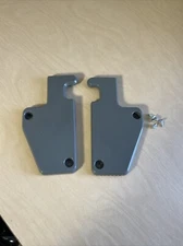 Nice! OEM Genuine Haier Refrigerator LEFT and RIGHT Door Hinge Cover Set