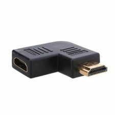 90 Degree Right Angle Male to Female Adapter Cable Connector HDMI HDTV