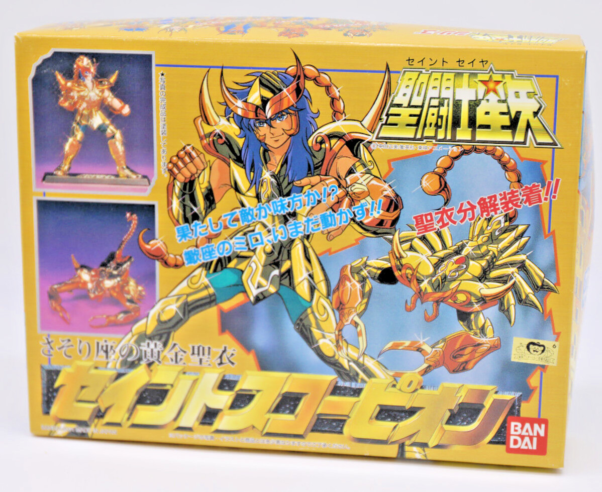 Saint Seiya Vintage Gold Scorpio Milo Bandai Japon Figurine Retro Neuve Rare