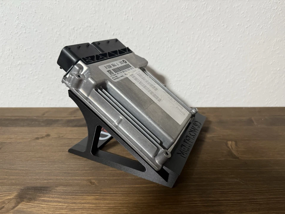 ECU Bench Ständer Carbon Halterung für ChipTuning  – mit personalisierbarem Logo - Bild 2 von 4