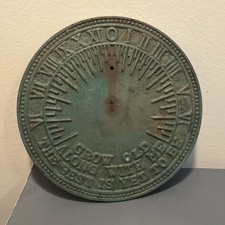 Vintage Sonnenuhr Teller Gedenkteller Grow Old With Me Teller nur 6"