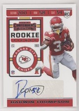 2019 Panini Contenders Rookie Ticket Darwin Thompson #184 Auto 0q3