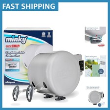 Eco-Friendly Heavy Duty Retractable Clothesline - 2x49 FT for Outdoor Drying