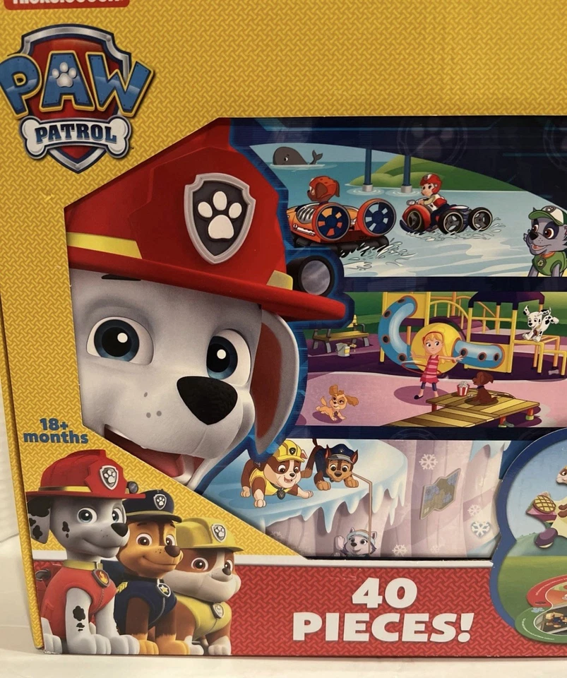 Spin Master Nickelodeon Paw Patrol First Look and Find Book & Giant Puzzle 40pcs - Image 2 of 4