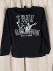 Girls New True Religion Black Top Size 5/6 — photo 3
