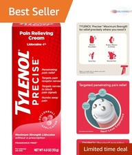 Pain Relief Cream Max Strength Lidocaine Topical Analgesic Non-Sticky