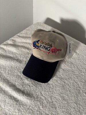 Cabela's King Cat Baseball Cap, Tan Adjustable Fishing Cap. Brand New