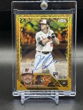 2023 Topps Gilded Collection #CGA-KS Kyle Stowers Gold Etch Rookie Auto /99