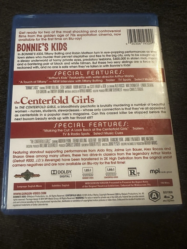 Bonnie’s Kids / The Centerfold Girls Double Feature Blu-ray 70s Gorgon Horror - Image 3 of 4