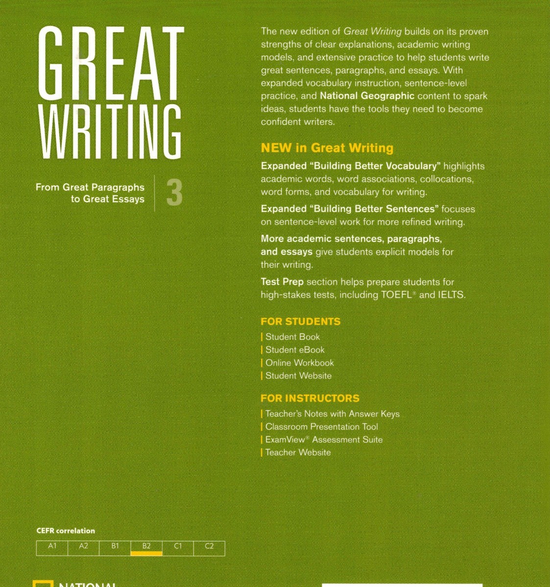 Great Writing, Fifth Edition Ser.: Great Writing 3: Student's Book