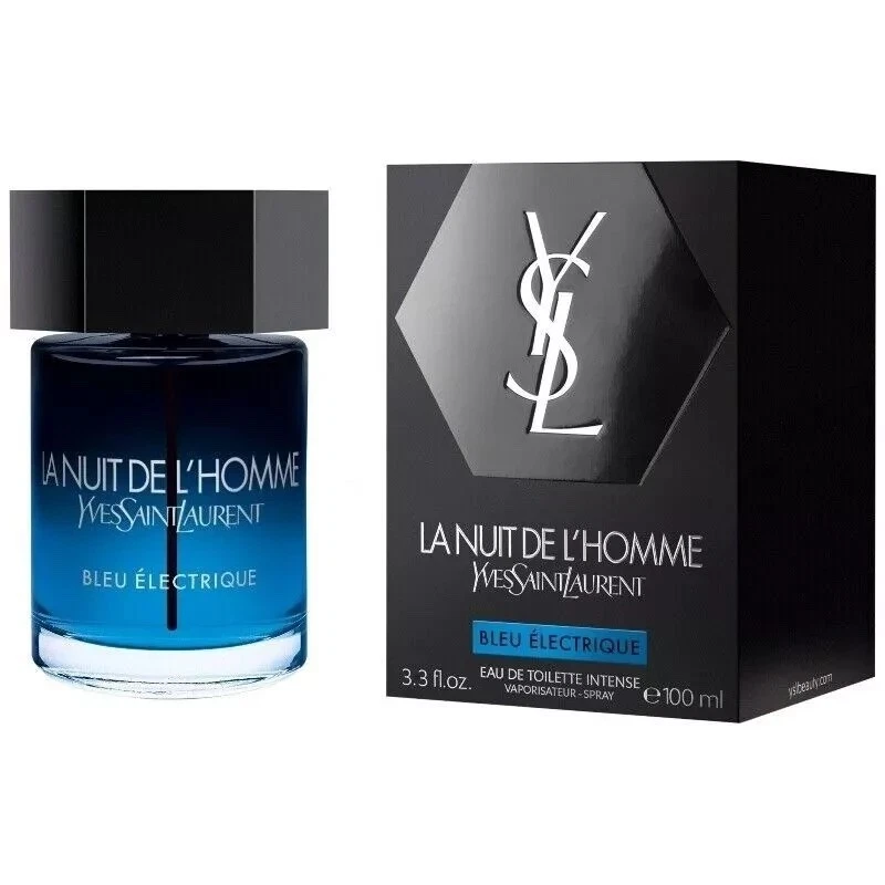 YSL Bleu electric edt. 100ml New in box, discontinued rare find. - Image 2 of 2