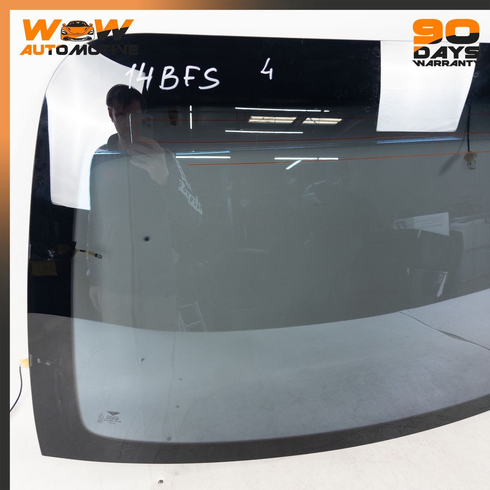 14-19 BENTLEY FLYING SPUR REAR WINDOW WINDSHIELD AUTO GLASS 4W0845051M OEM 