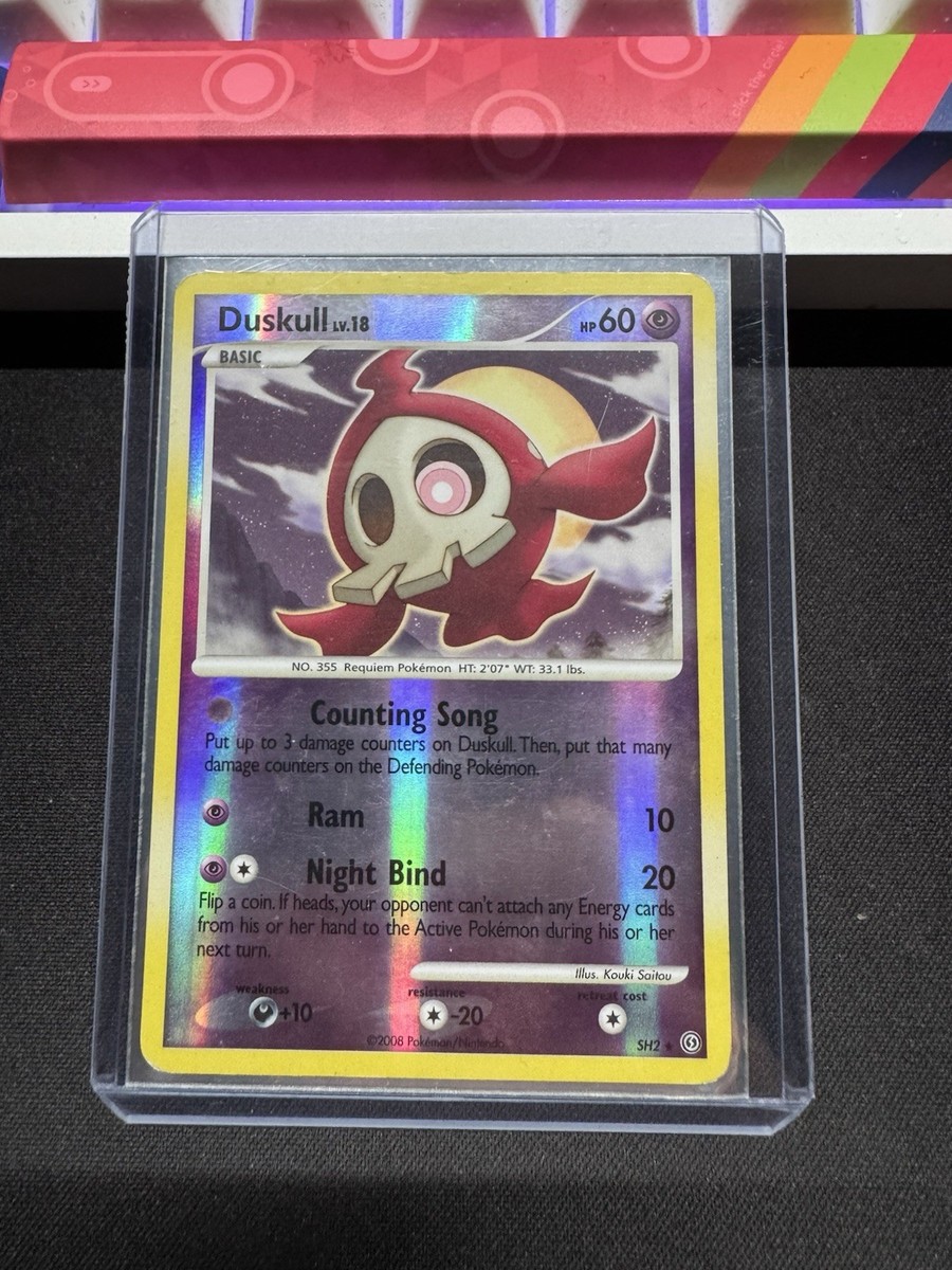 shiny duskull pokemon card Pokemon Duskull Stormfront Reverse Holo Card Shiny